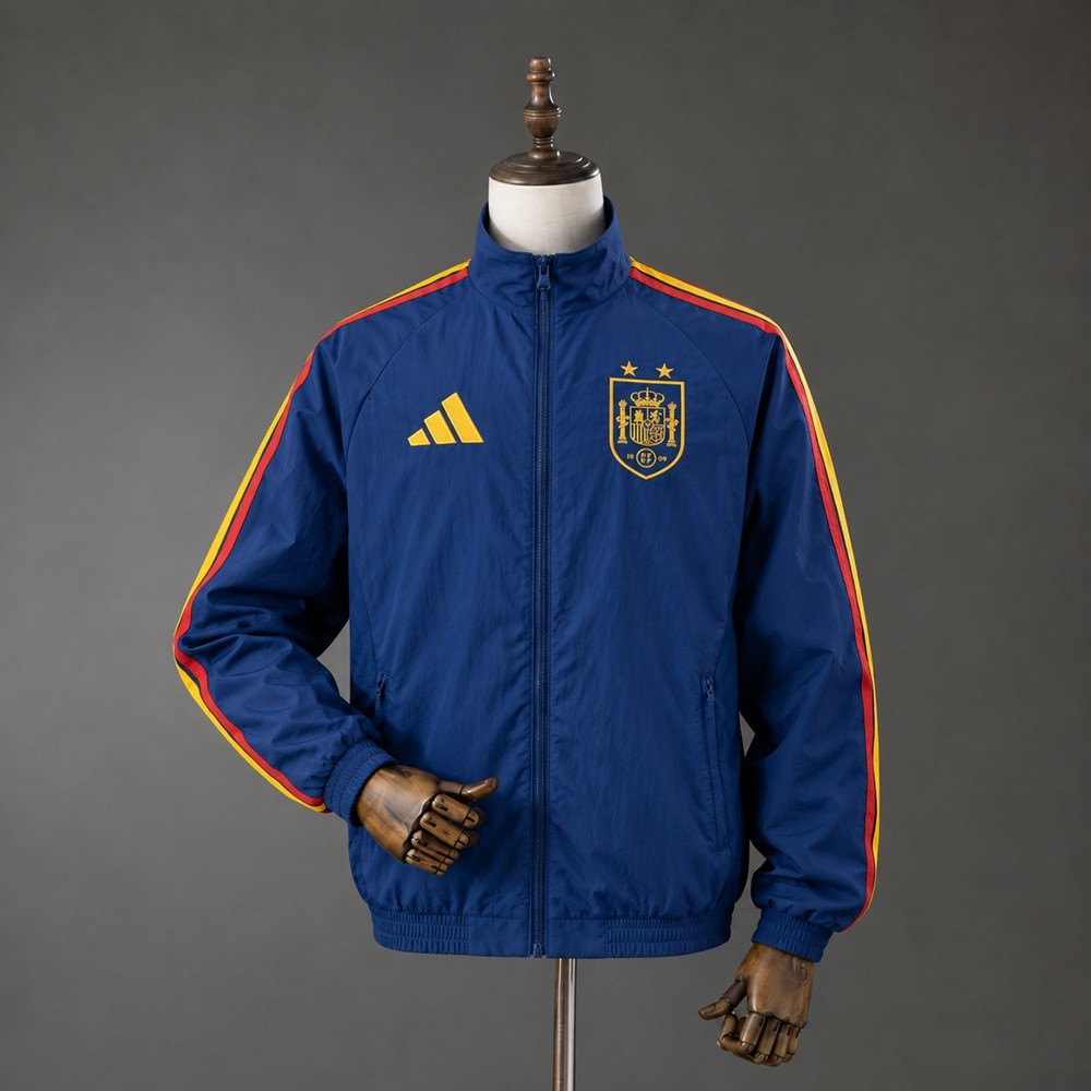 Chaqueta España Full Zip 2026 2027 Azul